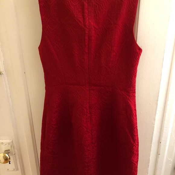 Anthropologie Red Evening Dress - Size 4 - Picture 5 of 8